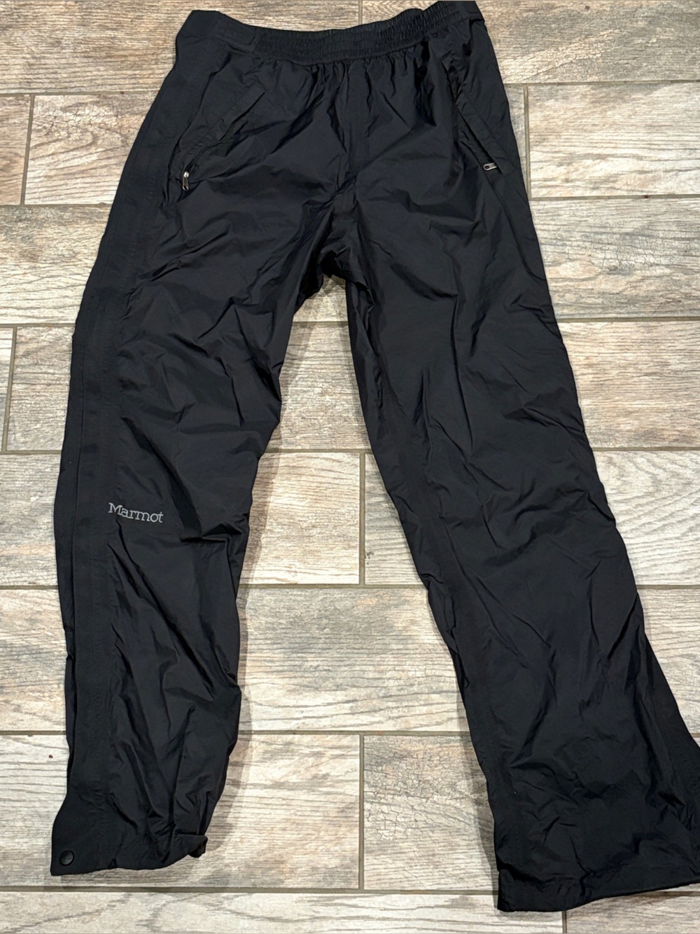 Marmot PreCip Full Zip Pants Mens Medium Black Waterproof Rain Hiking Pants
Item